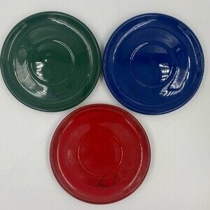 Mamma Ro Classic Terracotta Saucers Crafted‎ in Italy - Three